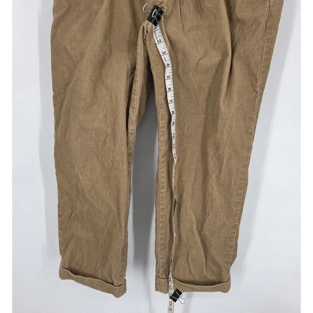 VINTAGE Polo Ralph Lauren Hammond Corduroy Pants Mens 35x30 Brown Double Pleated